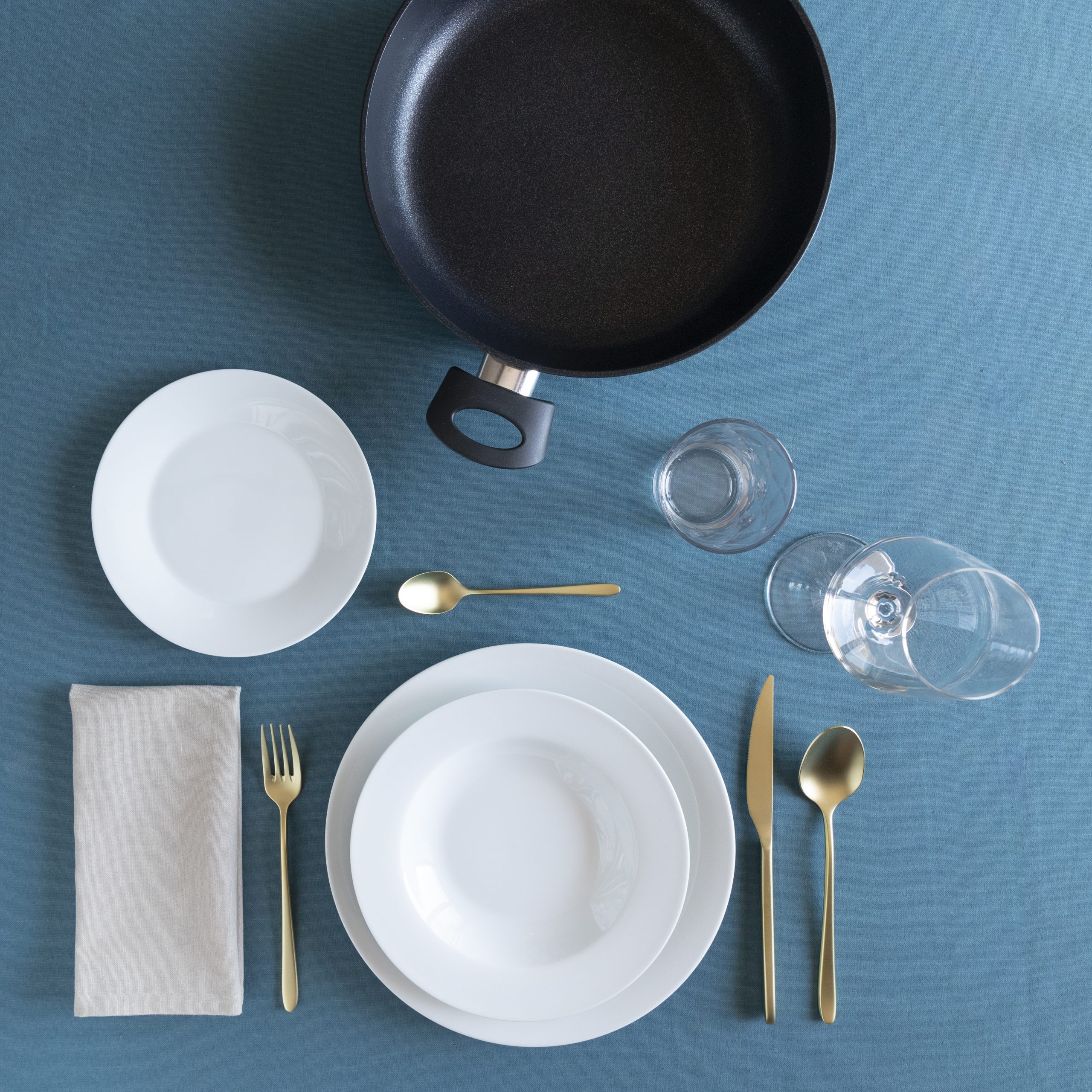 Servizio Posate Malachite Oro Lucido 24 pz - immagine 2