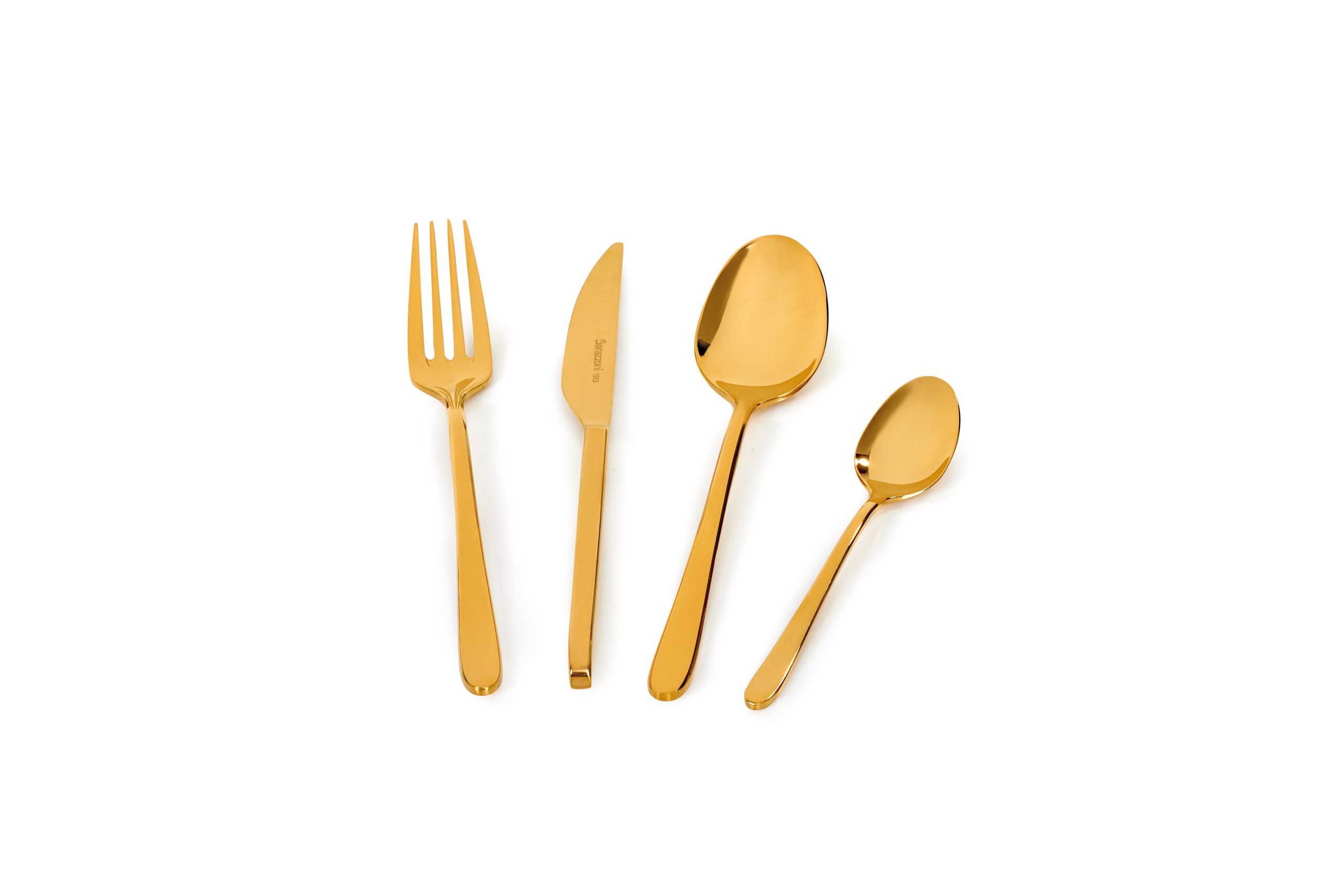 Servizio Posate Malachite Oro Lucido 24 pz